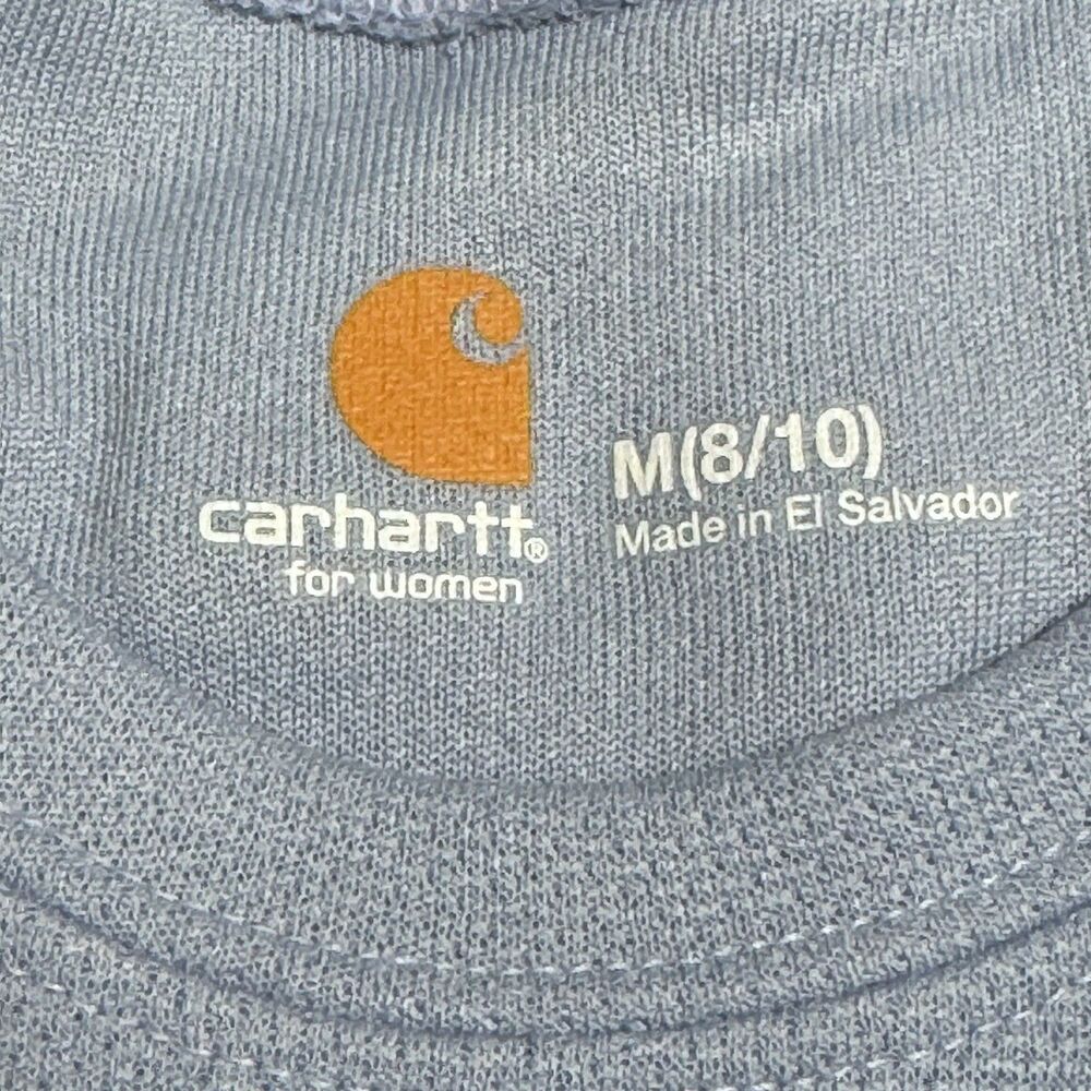 Carhartt Work-Dry Base Layer Women Crew Neck Thermal Shirt Size M 8-10 New Warm - Picture 4 of 12